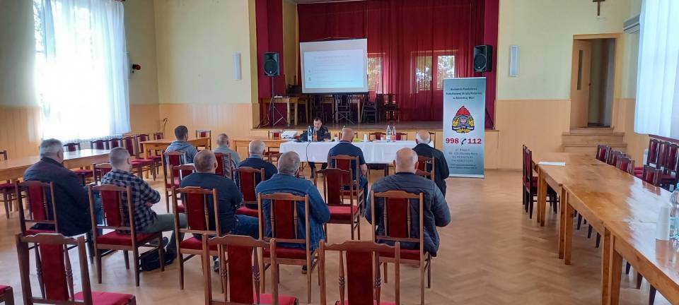 W powiecie zduńskowolskim ruszyły spotkania w sprawie prac nad ustawą o Ochotniczych Strażach Pożarnych