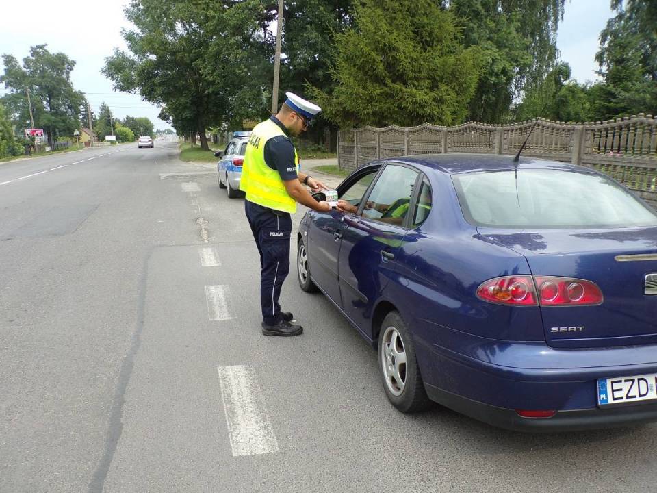 Dzień Bezpiecznego Kierowcy ze zduńskowolskimi policjantami