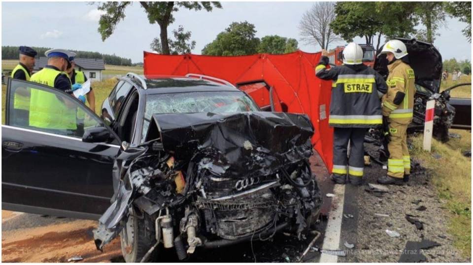 Pijany i z dożywotnim zakazem kierowania. 55-latkowi, który spowodował wypadek w Kodrębie postawiono zarzuty! Prokurator chce tymczasowego aresztu